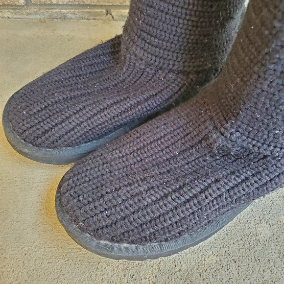 UGG Cardy Classic button knit tall boots women's - Picture 14 of 16